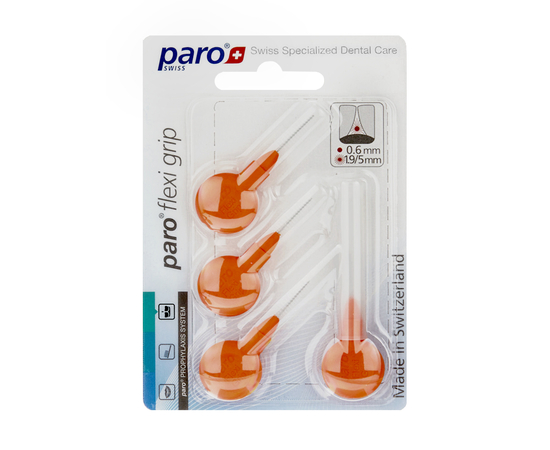 paro® flexi grip Міжзубні щітки, х-тонкі, конічні, Ø 1.9/5.0 мм, 4шт.