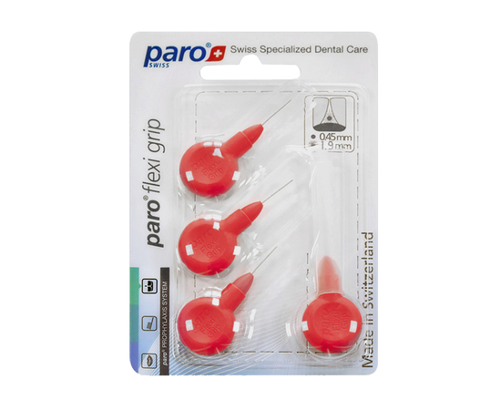 paro® flexi grip Міжзубні щітки, xxx-тонкі, Ø 1.9 мм, 4 шт.