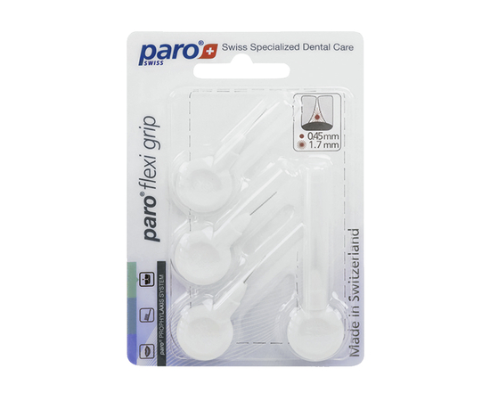 paro® flexi grip Міжзубні щітки, xxxx-тонкі, Ø 1.7 мм, 4 шт.