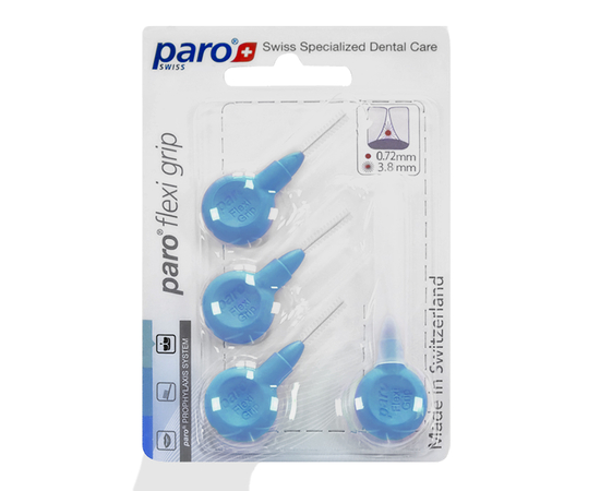 paro® flexi grip Межзубные щетки, тонкие, Ø 3.8 мм, 4 шт.