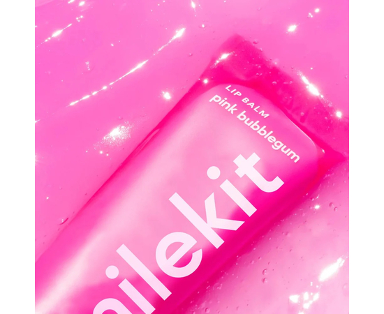 SmileKit Бальзам для губ зі смаком рожевої жувальної гумки Bubblegum, 10 г