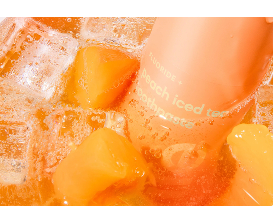 SmileKit Fluoride+ Зубная паста с фторидом и вкусом 
холодного чая с персиком, 60 г