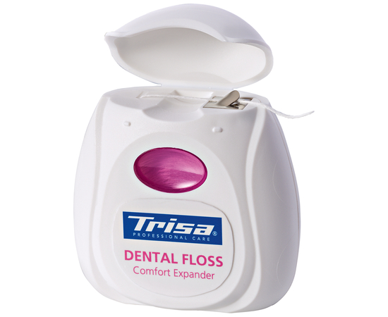 TRISA Comfort Expander Зубний флос, що розширюється, з м'ятою та ксилітом, 40 м, зображення 2