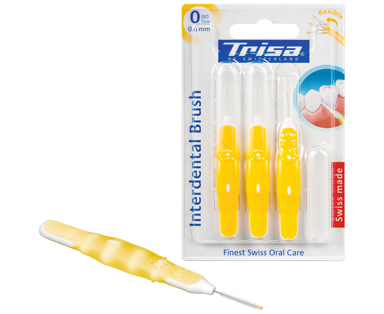 TRISA Flexible Міжзубні щітки, ISO 0 (0,6 мм), 3 шт., зображення 2