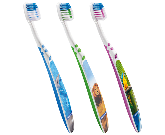 TRISA Young Детская зубная щетка, 6+ лет, мягкая, 2 шт., изображение 5