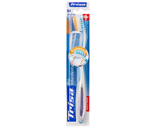 TRISA Pro Interdental Зубна щітка, із захисним ковпачком, середньої жорсткості, зображення 5