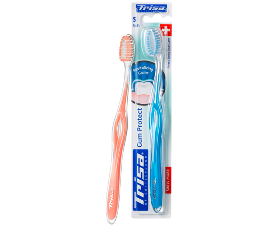 TRISA Gum Protect Зубна щітка, середньої жорсткості, зображення 7