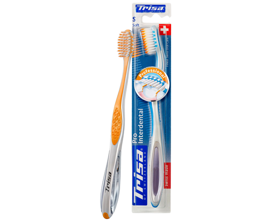 TRISA Pro Interdental Зубна щітка, із захисним ковпачком, м'яка, зображення 9