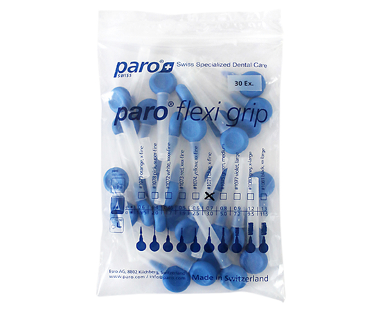 paro® flexi grip Межзубные щетки, x-тонкие, Ø 3.0 мм, 30 шт.