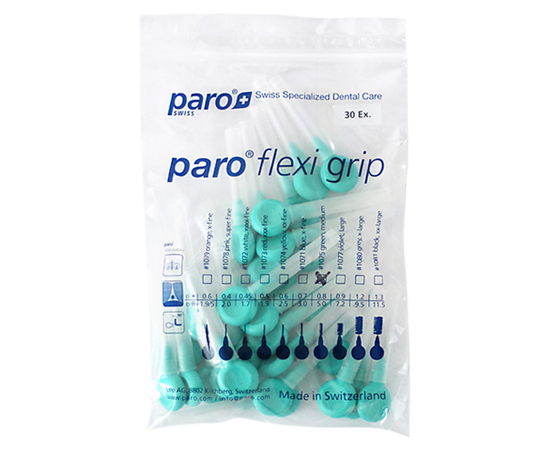paro® flexi grip Межзубные щетки, средние, Ø 5.0 мм, 30 шт.