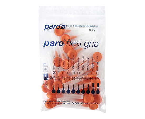 paro® flexi grip Межзубные щетки, х-тонкие, конические, Ø 1.9/5.0 мм, 30 шт., изображение 2