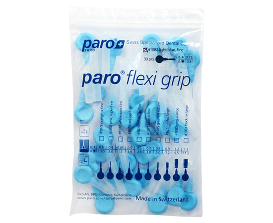 paro® flexi grip Межзубные щетки, тонкие, Ø 3.8 мм, 30 шт.
